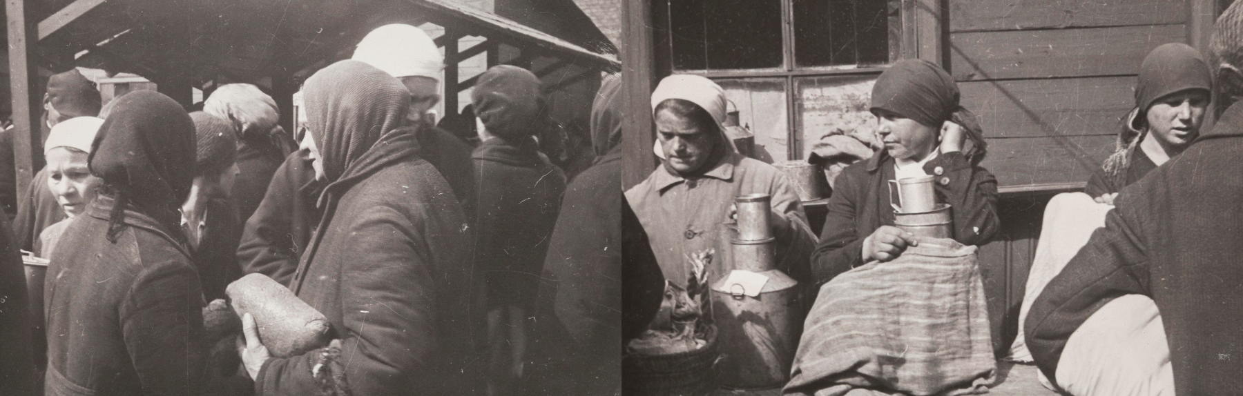 Torielämää ja inkeriläisiä maidonmyyjiä Leningradissa neuvostoaikana. SKS KRA, Inkerin Liiton kokoelma. CC BY 4.0